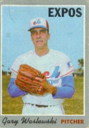 1970 Topps Baseball Cards      607     Gary Waslewski